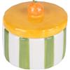 Villa d'Este Home Tivoli 2004 Vasetto in ceramica 160 ml, coperchio design mandarino, Fruit Life