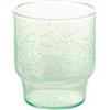 Villa d'Este Home Tivoli 1996 Set 6 Bicchieri acqua 325 ml bolle verde chiaro Cactus Bubble | Plastica MS, Unico