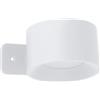 EGLO Lampada da parete a LED per interni Muraglie, a batteria, supporto a muro, senza fili, touch, dimmerabile, ricarica USB, rotonda, in plastica, luce bianca calda fredda