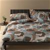 Caleffi - Set Copripiumino Matrimoniale Cotone con Sacco Copri Piumone Matrimoniale 255x200 Patella 40 cm + 2 Federe Cuscino Letto 50x80, Parure Copripiumino Matrimoniale Morbido Resistente e Lavabile