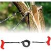 HERCHR Motosega Tascabile con Impugnatura Ergonomica Sega a Mano a Catena Lunga da 48 Cm/18,9 Pollici Attrezzatura di Sopravvivenza All'aperto di Emergenza per Campeggio, Caccia