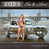 Fast & Sexy Calendario da parete 2025 Fast & Sexy Car Girl 30,5 x 30,5 cm (versione PG)