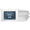 Hotel Essentials Hotel Essential, coppia di cuscini, collezione Luxury (consistenza morbida, media e rigida; 74 x 48 cm), misto-cotone/poliestere, White, Medium Firm 74 cm x 48 cm