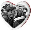 Cuscino cuore personalizzato con foto e frase idea regalo casa nuova matrimonio promessa anniversario Decorazioni casa Divano Letto