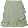 VERO MODA Vmmymilo HW-Mini Gonna Wvn Ga, Reseda, S Donna