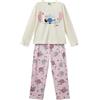 United Colors of Benetton Pig(Maglia+Pant) 3Y5E0P08E Set di Pigiama, Bianco, L Bambina
