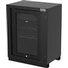 SOGI Armadio per officina con frigo e freezer SOGI ARR-M-FRIGO - 680x460x910 mm - 2 griglie - classe B - nero grafite