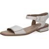 CAPRICE Sandali da donna piatti in pelle da cerimonia, Marrone (Cognac Nappa), 37 EU