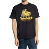 Timberland Maglietta da Uomo con Scritta in Lingua Tedesca, Nero, M