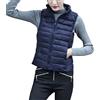 Clementie Gilet per Escursionismo e attività all?Aperto da Donna,Piumino Senza Maniche, da Donna, Leggero, Impermeabile, Ripiegabile (L,Blu 02)