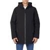 PEUTEREY - Uomo METIDE MD NER Trench Imbottito con Cappuccio Nero - XL