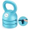 Ysraell Set di pesi Kettlebell regolabili: kettlebell 3 in 1 (2,3 kg, 3,6 kg, 5,4 kg a scelta), per palestra a casa, allenamento completo per la perdita di peso, ideale per principianti e donne