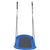 vidaXL Altalena a Nido con Bandierine Robusto Resistente Comodo Altalena Dondolo da Giardino Divertimento Bambini Gioco all'Aperto 165x70 cm