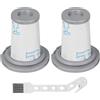 Tomkity 2 Filtri per Rowenta X-Force Flex 8.60 & X-Pret 6.60 ZR009005 RH6837 RH6838 RH6878 RH9611 RH9637 RH9638 RH9639 RH9677 RH9678 RH9679 RH9680 RH9690 RH9695