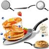 TEHORNEO Padella Crepes, Padella Crepes Induzione 28 cm, Padella per Crepes, Crepiera, Padella per Piadina, Crepiera Padella, Padella Piadina, Padella per Crepes Induzione, Crepiera Induzione