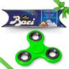 NARAMAKI Baci Perugina Regalo Festa della Mamma 2025 - Baci Perugina Tubino 37,5gr + Spinner Antistress - Passatempo in Confezione Regalo (SPINNER, Dimensioni standard)