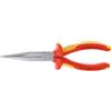 KNIPEX - Pinza a becchi mezzotondi diritti isolata a norme VDE, Lunghezza complessiva mm: 160
