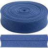 Aerzetix - C77372 - Nastro in sbieco Piegato 9 Metri x 18mm - in Cotone - Colore Blu - passamaneria gallone Abbigliamento Cuscini trapunte