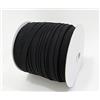 JYC CREATIVE 100 Metri Elastico per Cucito, Nastro Elastico Merceria, Elastici Merceria, Elastico per Sartoria, Elastici Cucito, Elastico per Tessuti, Nastro Elastico per Cucito, (8mm, Nero)