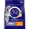 PURINA ONE | BIFENSIS | Speciale gatto adulto sterilizzato | Rafforza il sistema immunitario, migliora l'equilibrio del microbioma e aiuta a mantenere un sistema urinario sano | Pollo | Borsa |