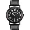 JIZZU Orologio da Uomo, Wrist Watches for Men, Misura Cassa 42.00mm, Orologi Automatici Uomo, con Cinturino in Pelle (Nero)