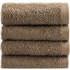 NELLA BIAGINI Lavette Bagno 30x30 cm, Set Asciugamani Bagno, Set da 4, 100% Spugna di Puro, Cotone, 420 gr/mq, Morbide, Assorbenti, Pratiche, Resistenti, Tinta Unita. Modello: Minerva