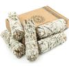 MUT22 5 Salvia Bianca 10 cm Sacra da Bruciare, Erba di Purificazione e Armonia, Salvia Apiana 100% Naturale, Ideale per la Pulizia Spirituale e i Rituali Energetici