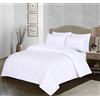 Filo Magico Set copripiumino in 100% poliestere-cotone, 200 fili, Palin, tinto, con federe, senza stiratura, set di biancheria da letto facile da curare, letto singolo, misura Super King Size (letto matrimoniale