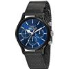 SECTOR Orologio SECTOR 660 Multifunzione Uomo - Acciaio Nero e Blu R3253517033
