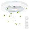 AIGOSTAR VENTILATORE DA SOFFITTO CON LUCE LED REGOLABILE DIMMERABILE TELECOMANDO
