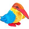 Wild Republic Rainforest Martin pescatore cicognato, Peluche, 11 cm, Riempito con bottiglie d'acqua riciclate