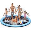 Tosekry Spruzzatore d'acqua per bambini, 200cm Giocattolo Acquatico per Bambini Giochi all'aperto, Giocattolo da Giardino per Bambini, Irrigatore e Piscina per Cani con Funzione Antiscivolo