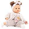 Götz 2320954 Muffin Popsicle Doll - bambola alta 33 cm con occhi marroni che dormono, capelli castani e corpo morbido - bambola dal corpo morbido in set da 8 pezzi