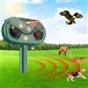 OBEST Repellente Gatti Ultrasuoni Solare,Repellente per Animali Esterno impermeabile,con luce LED, ricarica USB e laser,Cortile, giardino, frutteto, Repellente per Martore,Topi,Insetti,Roditori