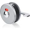 HERCHR Indicatore WC per bagno in acciaio inox, Indicatore di privacy Serratura con maniglia per bagno