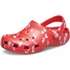Crocs Classic VDay Clog T, Zoccoli Unisex - Bambini e Ragazzi, Cherry Red, 24/25 EU
