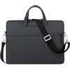 Hixingo Borsa per Laptop 14,15 Pollici, Impermeabile Borsa PC Portatili Borsa Notbook Modo Borsa a Tracolla con Cinghia per Trolley Multifunzionale Borsa Messenger (14',Nero (tracolla))