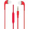 PH26 Auricolari per Samsung Galaxy A52s 5G di alta qualità audio in silicone ultra comfort, controllo del volume e microfono, colore: rosso