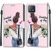 Feyten Cover per Oppo A72 5G/A73 5G/A53 5G, Custodia in Pelle Oppo A72 5G/A73 5G/A53 5G, Flip Custodia Pelle PU con [Magnetica][TPU Antiurto][Supporto Stand] Cover a Libro Portafoglio (Ragazza)