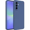 Captor Cover Custodia Colorata in Silicone Liquido per Samsung Galaxy A36 5G, Alta Qualità con Bordo Rialzato per Schermo e Protezione Fotocamera Morbida Con Microfibra Interna (Blu Scuro)