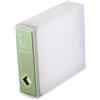 AhfuLife Custodia per CD/DVD, Multimedia Box Contenitore Salvaspazio Colorato Porta CD o DVD Bianco 24 CDs (Pea Green(one))