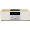 WIITHINK Sistema stereo Bluetooth per la casa con lettore CD, sistema musicale Hi-Fi vintage in legno con Bluetooth, radio FM, ingresso AUX e USB, telecomando, radio e stereo compatti