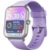 aeac Smartwatch Donna, 1,8" Orologio Smartwatch Chiamate Risposta Vivavoce, Alexa Integrato Cardiofrequenzimetro SpO2 Sonno, Contapassi Orologio Fitness Notifiche 110 modalità Sport per Android/iOS