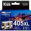 GPC Image 405XL Cartucce Compatibili per Epson 405 XL Multipack per Workforce Pro WF-3820 WF-3825 WF-4830D WF-4820 WF-4825 Workforce WF-7840 WF-7830 WF-7835 (Nero Ciano Magenta Giallo,10-Pack)