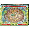 Heye-1000 Teile Animals Puzzle a Cartoni Anim, Colore Argento, 50 x 70 cm, 30013