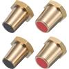 QUARKZMAN 2 Pair Batteria Morsetto Carica Post Positivo o Negativo 5/16 | Batteria Morsetto Connettore Post Adattatore Femmina Viti