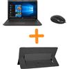 HP Notebook 255 G7 AMD 3020E - RAM 8GB - 256GB SSD - AMD RADEON GRAPHICS - Win 10 home + Supporto per rialzo + Mouse Omega