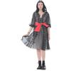 X'S X'S Milano Abito Donna in fantasia a pois Nero