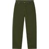 Dondup pantaloni donna Bessie loose in cotone e lyocell Verde