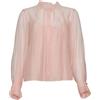 Liu Jo camicia donna effetto see-through Rosa 38,44